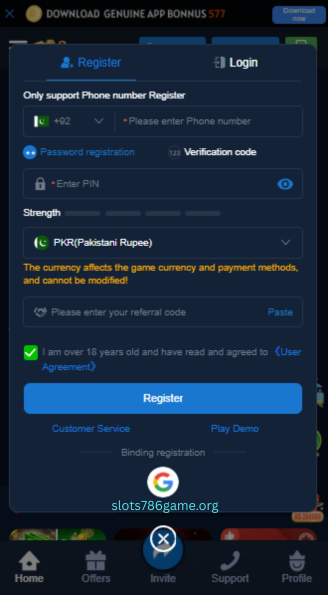3RR Game Register/Login