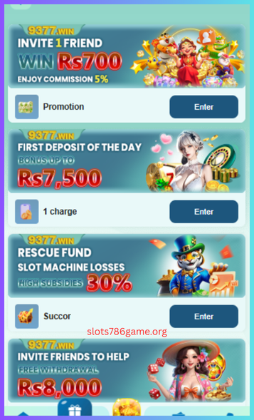 9377.WIN Game Daily Bonuses
